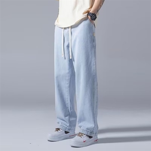 青春流行ins男直筒水洗牛仔裤 G6060 P35图片