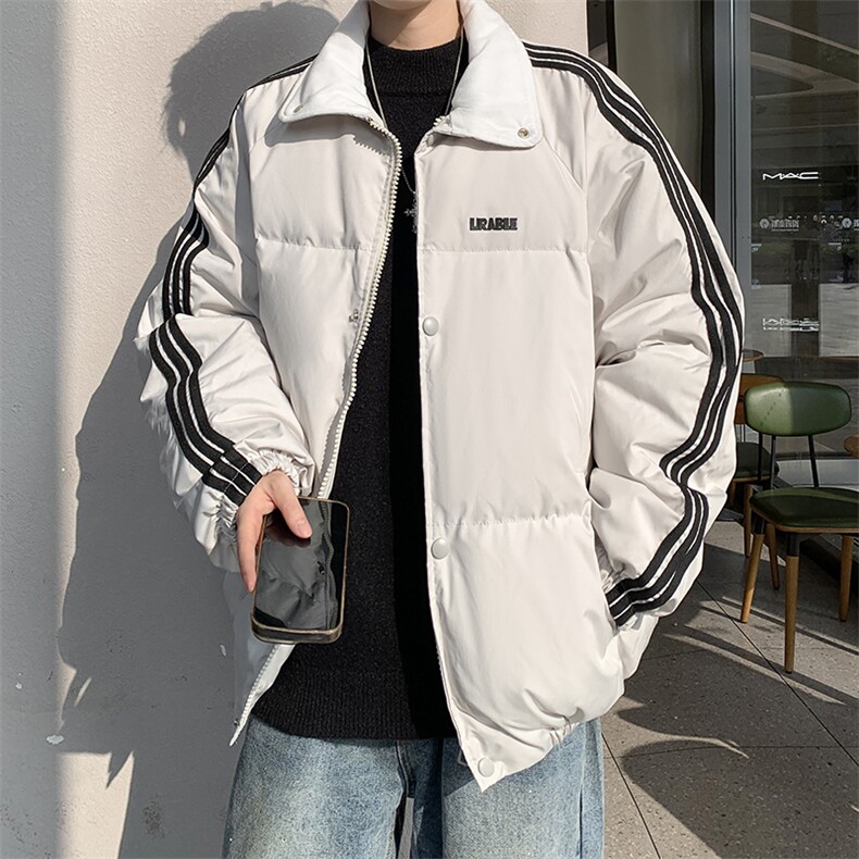 新款字母印花潮牌立领羽绒服男冬季外套225-2-Y212-P235-控318,男装羽绒服,星座225-2