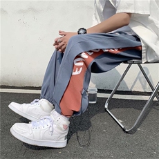 夏季薄款韩版宽松百搭休闲运动裤港风ins潮牌抽绳束脚裤G0821-P30，女装休闲裤，星座1008-2