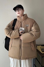 2024拼接灯芯绒立领棉服冬季棉衣加厚外套面包服MF099-P85，男装棉衣，星座313A-2
