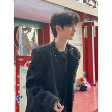 小众珍珠点缀毛衣别针贵气轻奢针织外套MY570特P80，男装针织衫/毛衣，星座908-1
