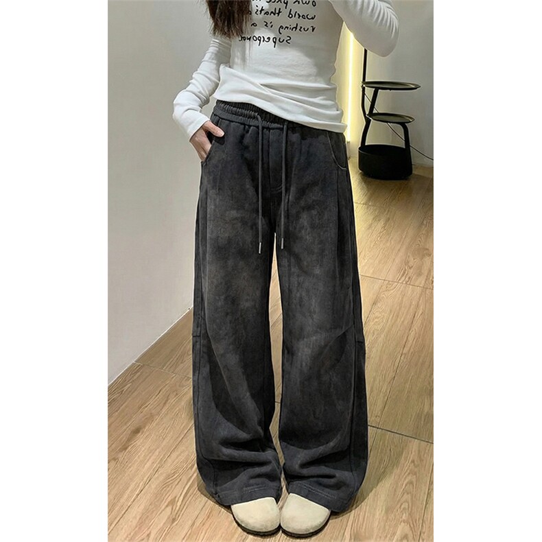 春季新款扎染休闲裤美式阔腿直筒工装裤子男女C62208-TP3568,男装工装外套,电商A102
