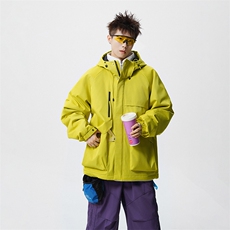现货5W件冬季三防美式boxy解构连帽雪山冲锋衣棉衣男女棉服厚外套，男装夹克，电商A486-1