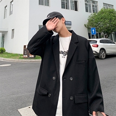 西服男秋季潮流韩版西装学生休闲ins港风宽松衣服外套W1211-P50，男装夹克，星座512-2