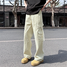 现货！口袋伞兵工装裤男女直筒宽松街头休闲Vintage长裤1220/p58，男装休闲裤，电商B381-2