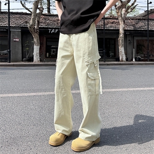 现货！口袋伞兵工装裤男女直筒宽松街头休闲Vintage长裤1220/p58图片