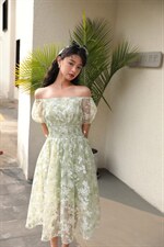 层次丰富的空气感连衣裙，女装连衣裙，GN