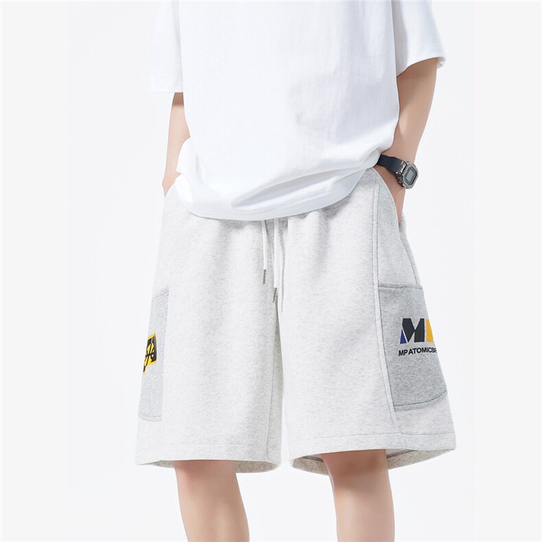 ！2025新款卫裤短裤男夏季2025新款中裤815A-DK23-40控68,男装休闲裤,星座815A