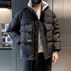 立领款白鸭绒新标50绒保暖休闲大口袋款B226-9010-P195，男装棉衣，电商A210