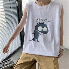 ！2023夏季纯棉百搭男士棉背心学生坎肩百搭潮流汗背心X02P20，男装背心/马甲，电商B220