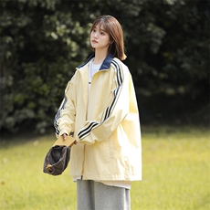 815A-JK96022-P62特2025秋季三杠外套秋装休闲夹克女中性，男装夹克，星座815A