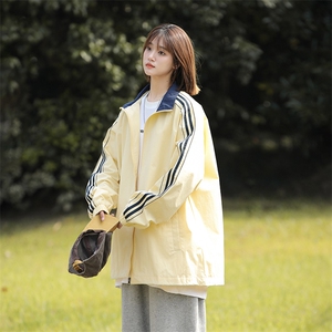 815A-JK96022-P62特 2025秋季三杠外套秋装休闲夹克女中性图片