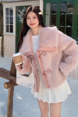 新款现货！冬装环保皮草皮毛一体外套2C133-8823-P225-K338，女装短外套，2C133