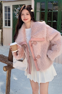 新款现货！冬装环保皮草皮毛一体外套2C133-8823-P225-K338图片