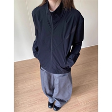 美式复古正肩防晒服立领透气防水轻薄cleanfit外套夹克夏，男装夹克，星座506A