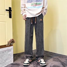 美式牛仔裤男四季款2026新款复古阔腿休闲裤子高街XK66219特批35，男装牛仔裤，电商A042