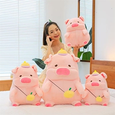 挎包lulu猪可爱精品毛绒公仔小猪猪超软呆萌可爱玩具