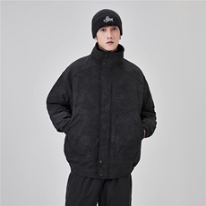 网图加绒加厚派克棉服休闲保暖羊羔棉衣棉袄外套A025-BY15359-P88，男装棉衣，电商A025