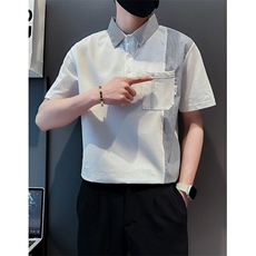 翻领短袖polo衫男休闲百搭青年t恤2025夏季男士带领半袖TP04，男装Polo衫，星座1116A（原606A-3）