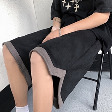 B239-1501-P38控价59麂皮绒休闲短裤男美式撞色抽绳五分裤子，男装休闲裤，星座514-2(原B239)