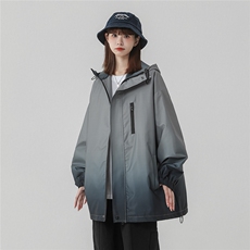 2026中性风山系防水冲锋衣渐变色夹克女大码M-5XL休闲JK77088P85，男装夹克，星座227-7