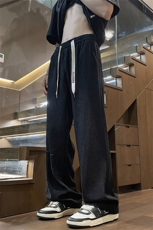 夏季冰感裤子男宽松休冰丝裤061-EX50303-特30-限58-聚酯纤维，男装休闲裤，电商A061