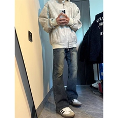 皮衣男士韩版潮流高街帅气百搭宽松2025春季ins新款外套W6733-P86，男装皮衣，星座412-1