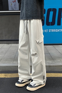 痞帅高街男宽松工装阔腿休闲裤K24134特P18 K24134J加绒-特P23图片