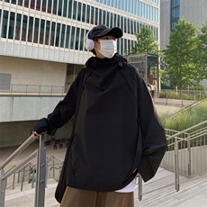潮机能风拉链连帽冲锋衣男设计感小众J86P58，男装夹克，星座1116-2