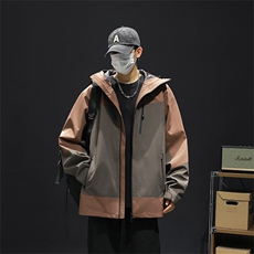 新款男女高品质户外登山服青少年学生冲锋衣夹克外套HS6607-P65，男装夹克，星座1206（原A206）