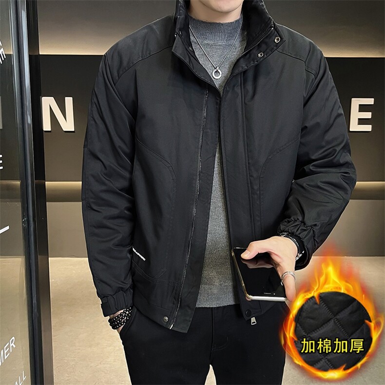 MY2307-P95男士翻领加棉加厚夹克潮流舒适时尚外套,男装夹克,星座703-1