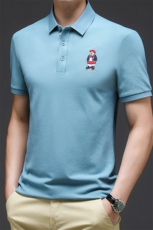 C8857重磅珠地小熊精品男士短袖T恤翻领Polo衫主推P60，男装T恤，钱塘207-2
