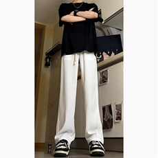 夏季垂感冰丝休闲裤西裤男大码宽松男拖地裤K2405P55，男装休闲裤，电商A062
