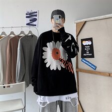 秋冬ins风新款情侣潮流毛衣男女宽松个性韩版针织衫T817-P68，男装针织衫/毛衣，星座1501