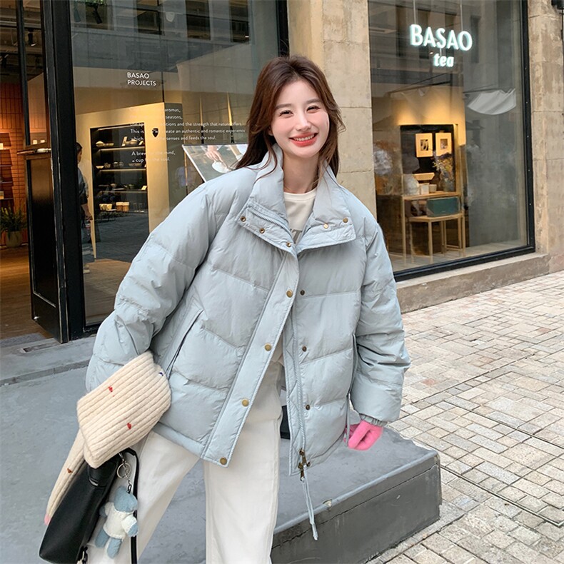 新款 现货主推baby蓝立领羽绒服9923-P245-K368图片