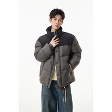 90%绒新标有报告立领撞色韩版宽松羽绒服外套Y988/P350现货，男装羽绒服，星座202
