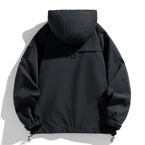 Cityboy情侣 时尚连帽冲锋衣外套夹克 团体班服图片