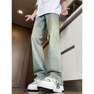 星座910新款高弹力净版水洗牛仔长裤男得物可二开G111图片