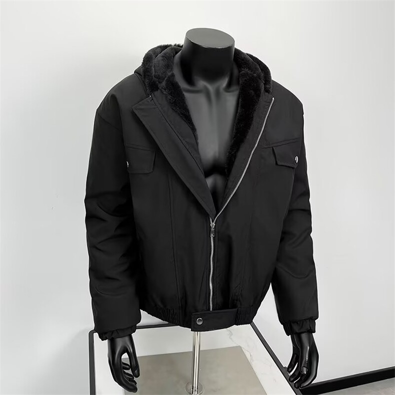 冬季棉服棉衣男生加厚保暖面包服休闲潮牌帅气外套M0422-P95,男装棉衣,星座308B-2