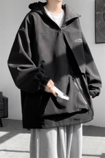 8XL-M特大码春季Cityboy宽松冲锋衣夹克男女上衣外套男JK1310P85，男装夹克，电商D206-1