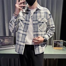 新款社会小伙秋冬男加厚寸衫型夹克男店主棉外套JK827-P68控98，男装夹克，星座301B-1