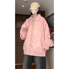 新款复古港风铆钉夹克外套痞帅小众外套翻领夹克外套JK5807P55，男装夹克，电商A128