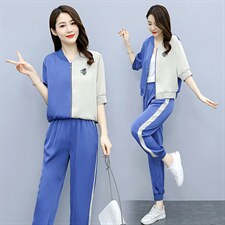 套装/套裙2021年夏季时尚气质百搭优雅简约两件套，女装套装/套裙，一安秀