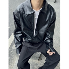 XZ1005-1-TTH00113-批98-安可拉红夹克皮衣外套，男装夹克，星座1005-1