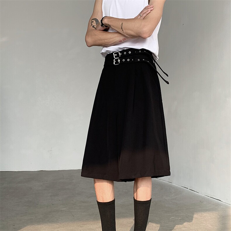 高级感西裤休闲裤男士夏季韩版百搭五分裤中裤宽松直筒裤DK932P75,男装西裤,星座512-1（原513-3）