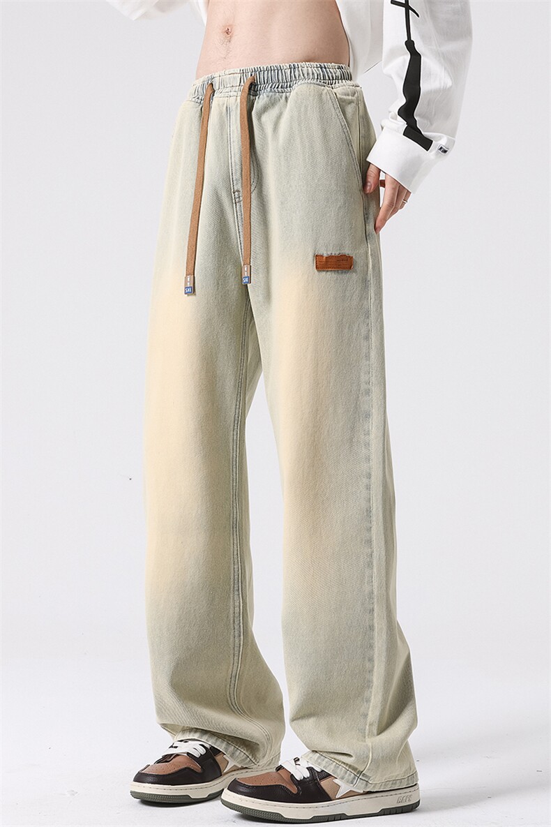 8XL-M特大码牛仔裤男宽松直筒裤子加肥加大码K908P50控68,男装牛仔裤,电商D206-1