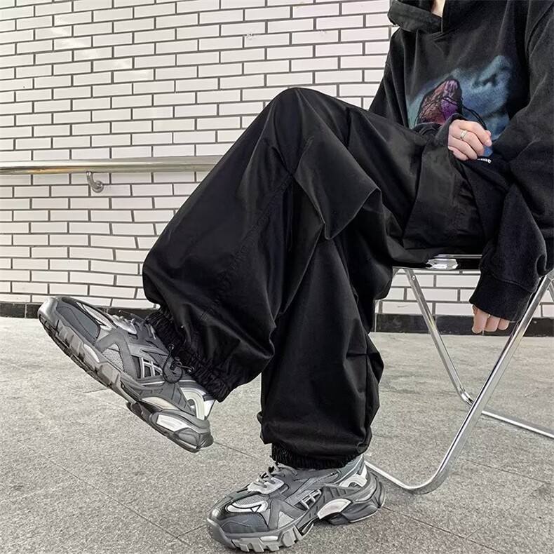 美式机能冲锋裤男款秋冬季加绒加厚工装裤子大码休闲长裤K1006,男装休闲裤,星座1116A-1（原606A）