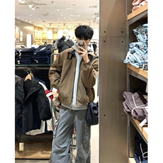 复古格纹棉衣潮牌痞帅棉服双面穿外套男秋冬加厚棉袄JM07，男装夹克，星座1116A（原606A-3）
