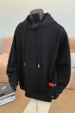 WY209/P60春装新款连帽卫衣男美式潮宽松运动大码ins潮流复古外套，男装卫衣，电商基地A050