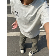 万针全刺绣工艺抖音得物高品质260克重磅纯棉双纱美式高街短袖T恤，男装T恤，电商A486
